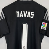 2015/16 REAL MADRID NAVAS #1 GK SHIRT (M) ADIDAS