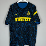 2020/21 INTER MILAN PRE-MATCH SHIRT (XXL) NIKE