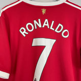 2021/22 MANCHESTER UNITED RONALDO #7 HOME SHIRT (XXL) ADIDAS