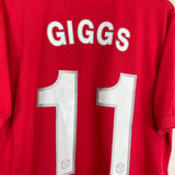 2009/10 MANCHESTER UNITED GIGGS #11 C/L HOME SHIRT (XL) NIKE