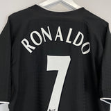 2003/05 MANCHESTER UNITED RONALDO #7 AWAY SHIRT (XL) NIKE