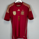 2013/15 SPAIN A.INIESTA #6 HOME SHIRT (S) ADIDAS