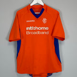 2002/03 RANGERS AWAY SHIRT (M) DIADORA