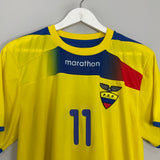 2012/13 ECUADOR CHUCHO #11 HOME SHIRT (M) MARATHON