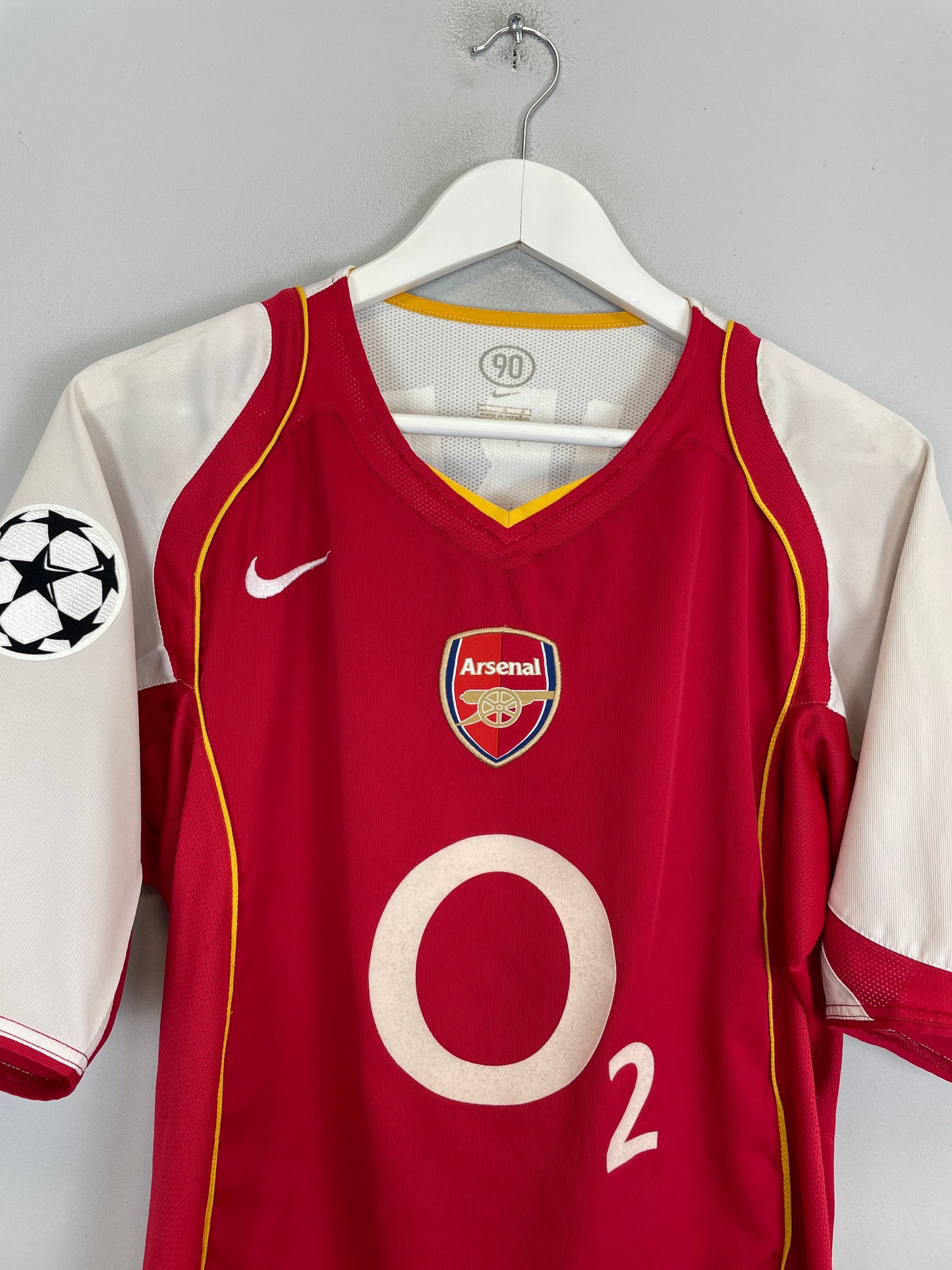 2004/05 ARSENAL PIRES #7 C/L HOME SHIRT (L) NIKE