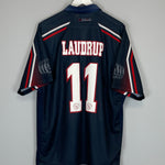 1997/98 AJAX LAUDRUP #11 AWAY SHIRT (XXL) UMBRO