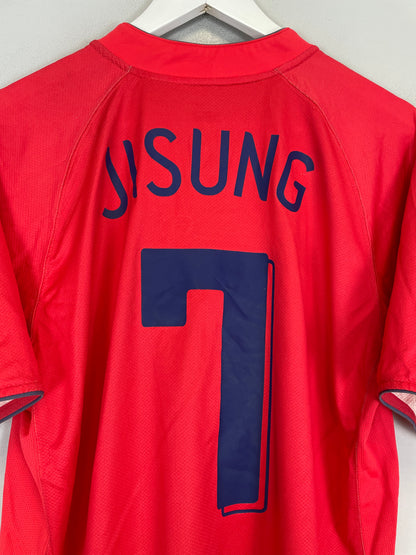 2006/08 SOUTH KOREA JI SUNG #7 HOME SHIRT (XL) NIKE