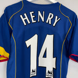 2004/05 ARSENAL HENRY #14 AWAY SHIRT (M) NIKE