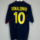 2002/04 BARCELONA RONALDINHO #10 AWAY SHIRT (L) NIKE