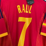 2002/04 SPAIN RAUL #7 *BNWT* HOME SHIRT (L) ADIDAS