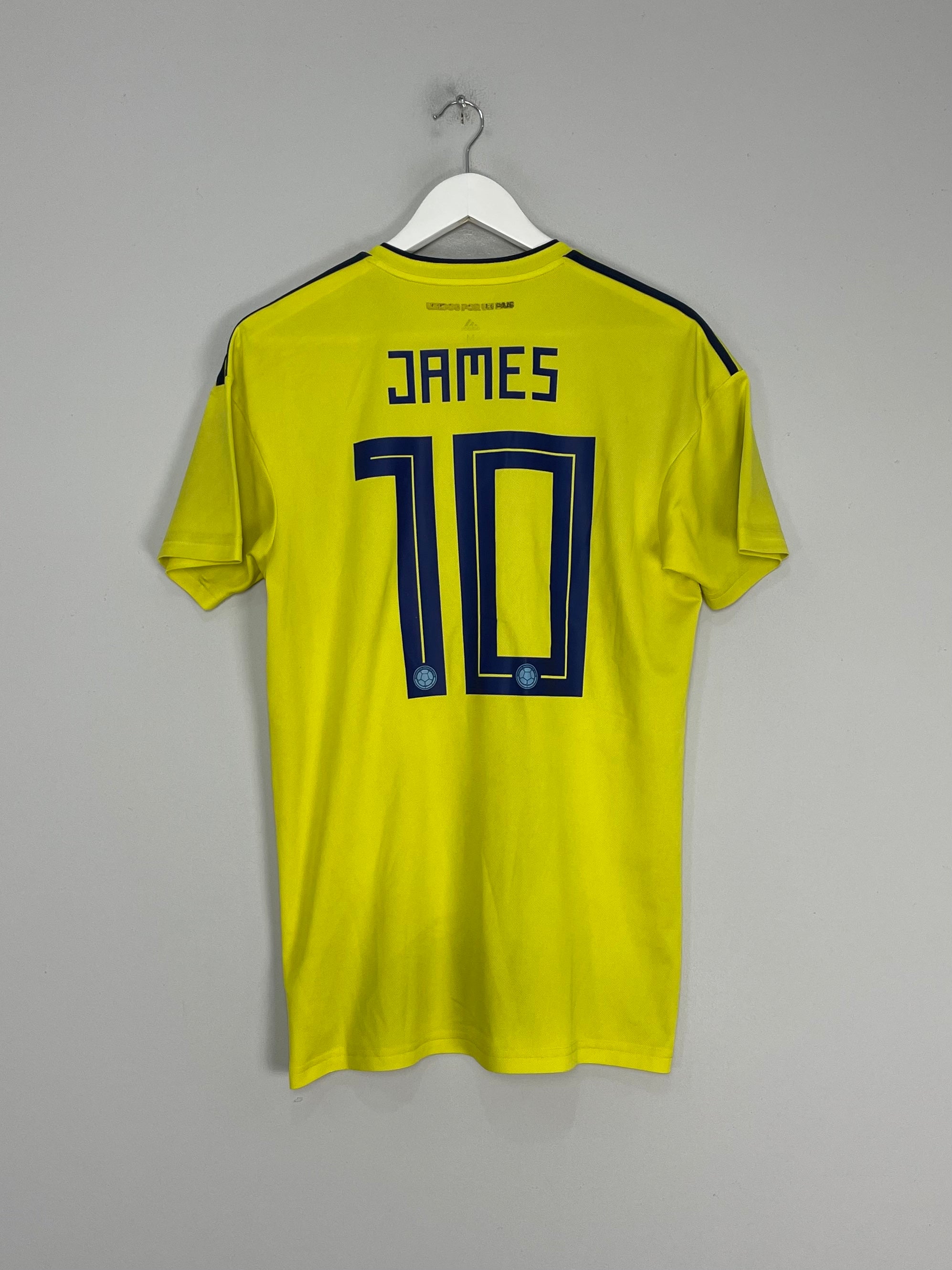 2018/19 COLOMBIA JAMES #10 HOME SHIRT (M) ADIDAS