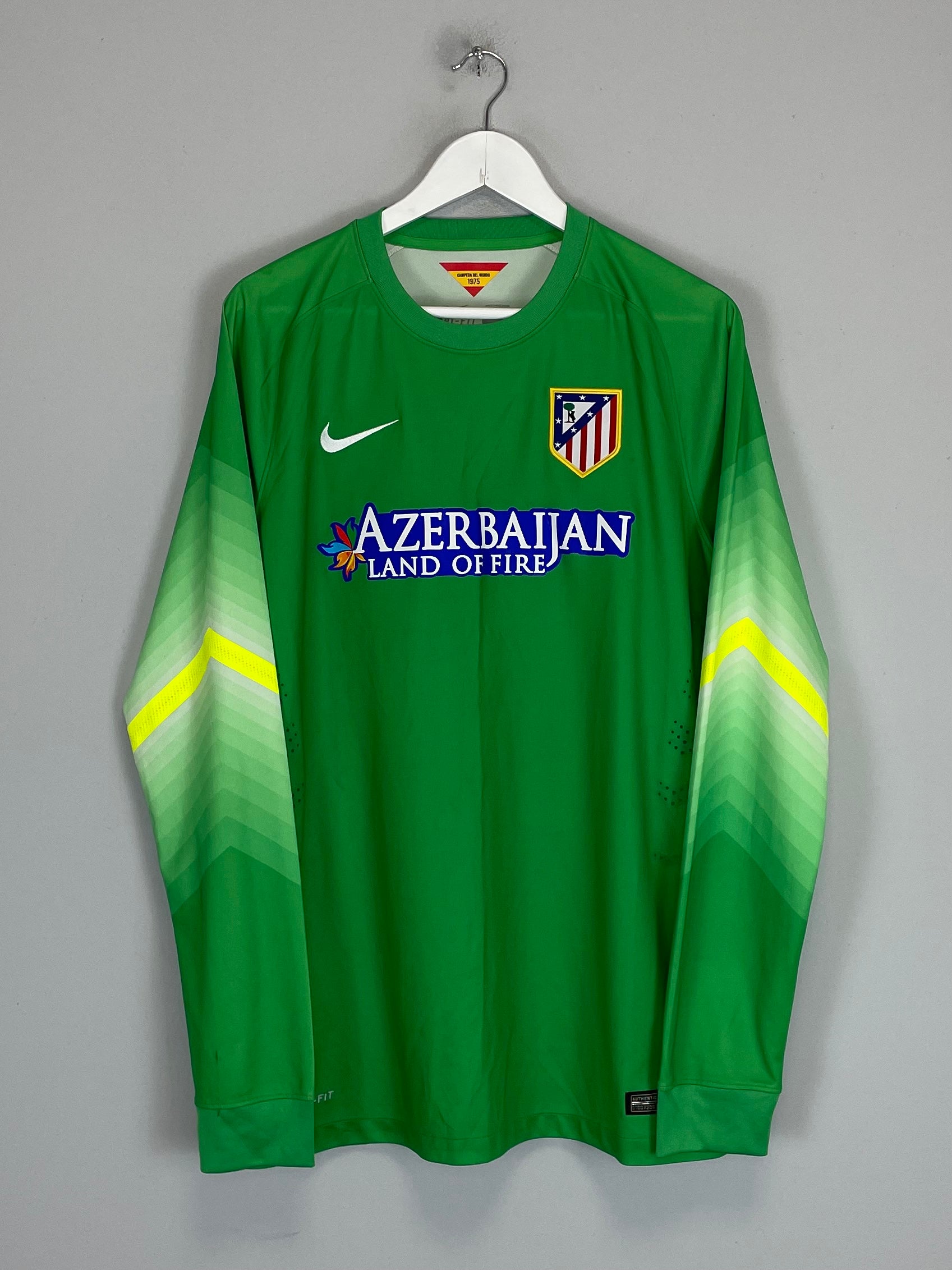 2014/15 ATLETICO MADRID *PLAYER ISSUE* GK SHIRT (L) NIKE