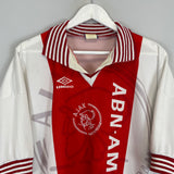 1996/97 AJAX HOME SHIRT (XL) UMBRO