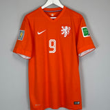 2014/15 NETHERLANDS V.PERSIE #9 HOME SHIRT (L) NIKE