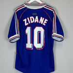 1998/00 FRANCE ZIDANE #10 HOME SHIRT (XL) ADIDAS