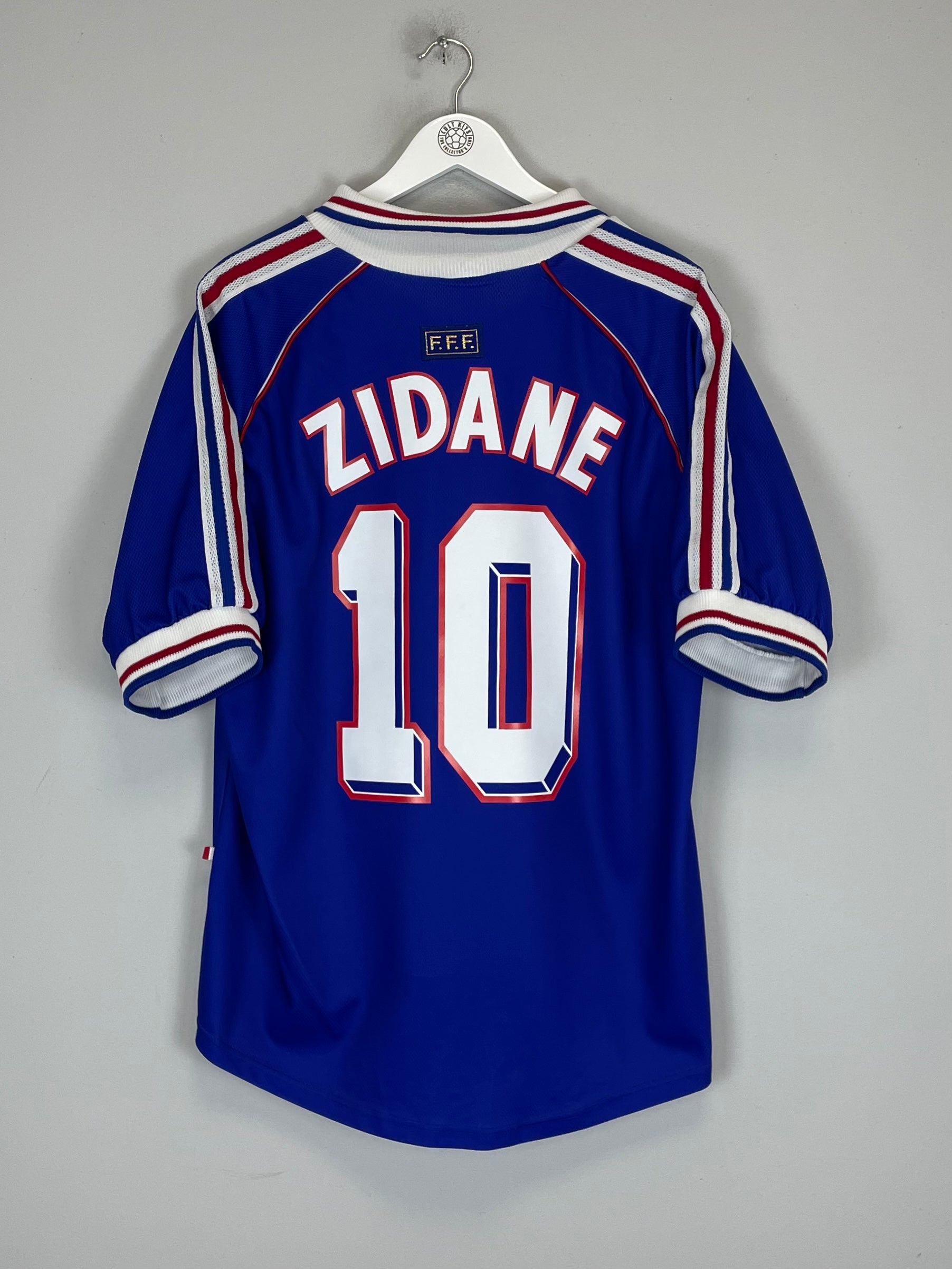 1998/00 FRANCE ZIDANE #10 HOME SHIRT (XL) ADIDAS