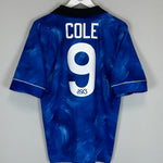 1993/95 NEWCASTLE UNITED COLE #9 AWAY SHIRT (M) ASICS