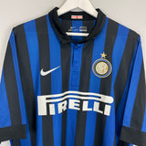 2011/12 INTER MILAN MILITO #22 HOME SHIRT (XL) NIKE