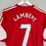 2013/14 SOUTHAMPTON LAMBERT #7 HOME SHIRT (M) ADIDAS