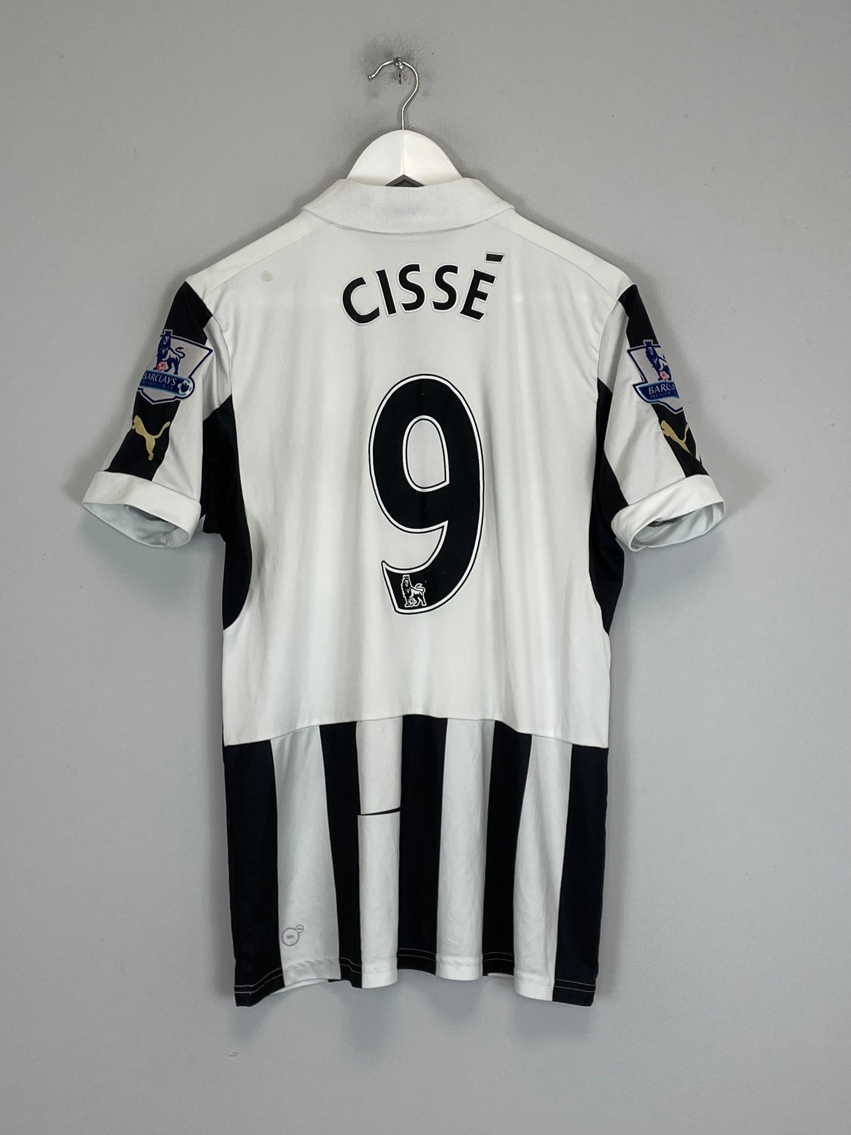 2012/13 NEWCASTLE UNITED CISSE #9 HOME SHIRT (M) PUMA