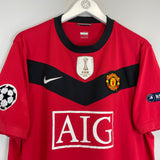 2009/10 MANCHESTER UNITED GIGGS #11 C/L HOME SHIRT (XL) NIKE