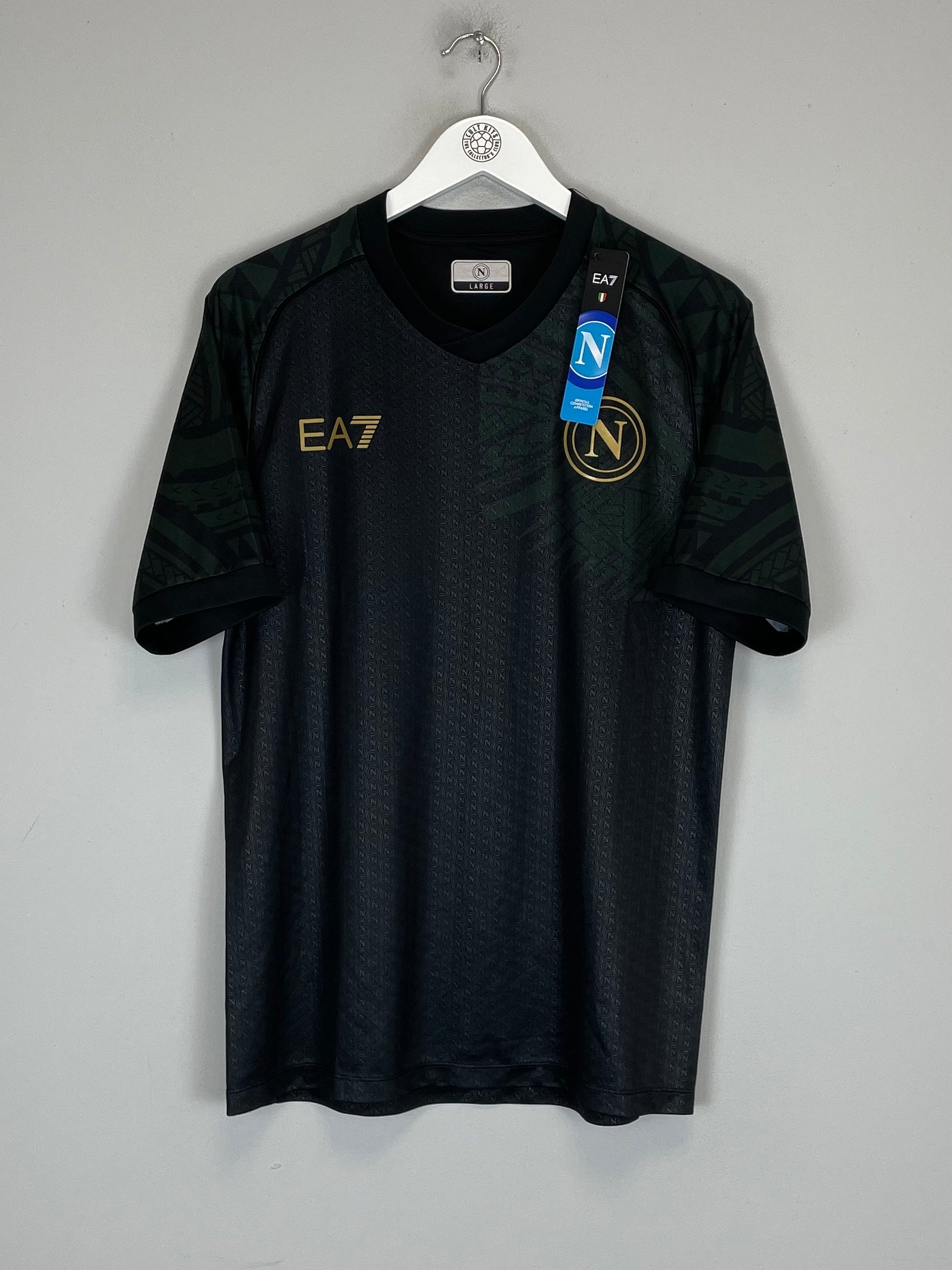 2023/24 NAPOLI *BNWT* PLAYER ISSUE THIRD SHIRT (L) EA7