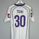 2005/07 FIORENTINA TONI #30 AWAY SHIRT (M) LOTTO