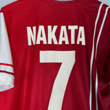 1998/99 PERUGIA NAKATA #7 HOME SHIRT (L) GALEX