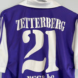 2003/04 ANDERLECHT ZETTERBURG #21  AWAY SHIRT (M) ADIDAS