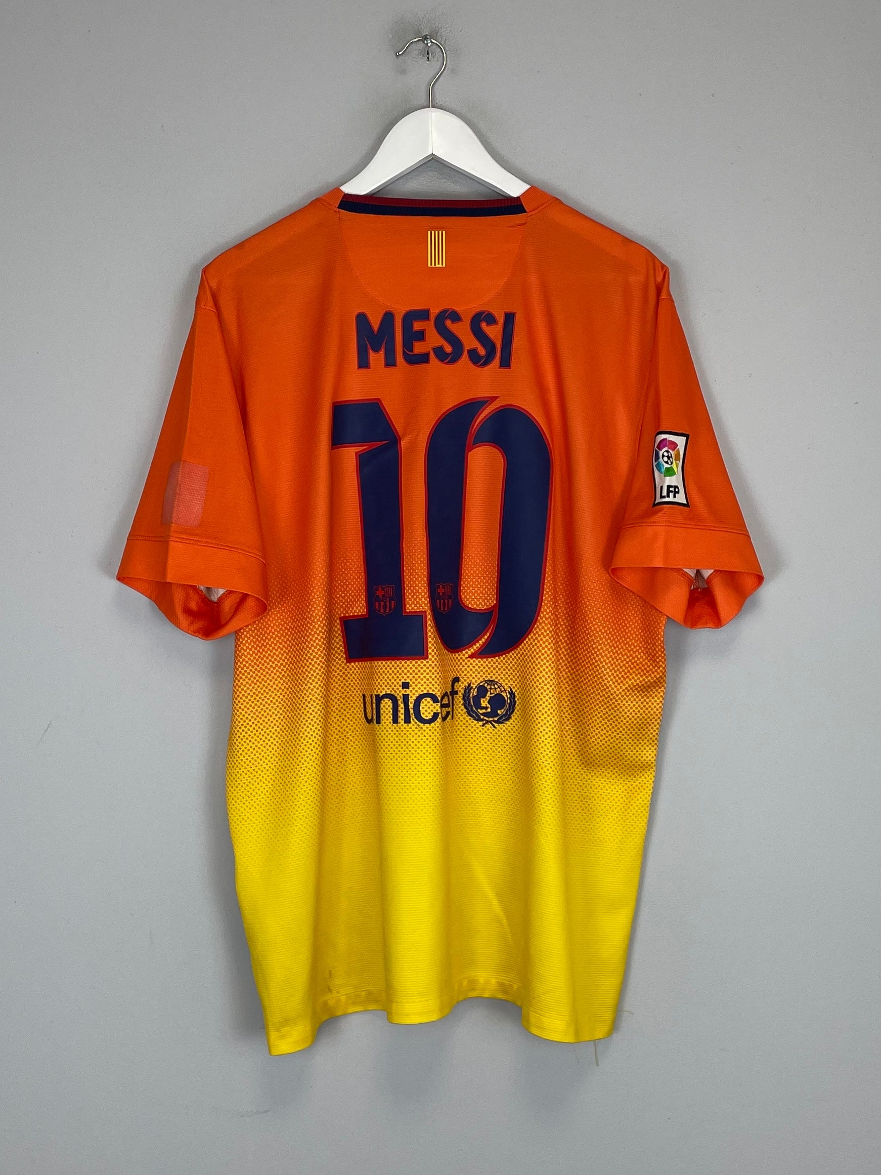 2012/13 BARCELONA MESSI #10 AWAY SHIRT (XL) NIKE