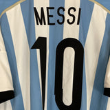 2013/15 ARGENTINA MESSI #10 HOME SHIRT (XL) ADIDAS