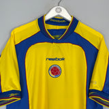 2001/03 COLOMBIA HOME SHIRT (M) REEBOK