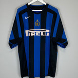 2005/06 INTER MILAN MATERAZZI #23 HOME SHIRT (XL) NIKE