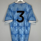 1989/91 LAZIO #3 HOME SHIRT (L) UMBRO