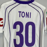 2005/07 FIORENTINA TONI #30 AWAY SHIRT (M) LOTTO