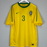 2010/11 BRAZIL MAICON #3 HOME SHIRT (XL) NIKE