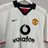 2002/03 MANCHESTER UNITED **BECKAHM** #7 AWAY SHIRT (M) NIKE