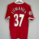 2000/02 LIVERPOOL LITMANEN #37 C/L HOME SHIRT (M) REEBOK