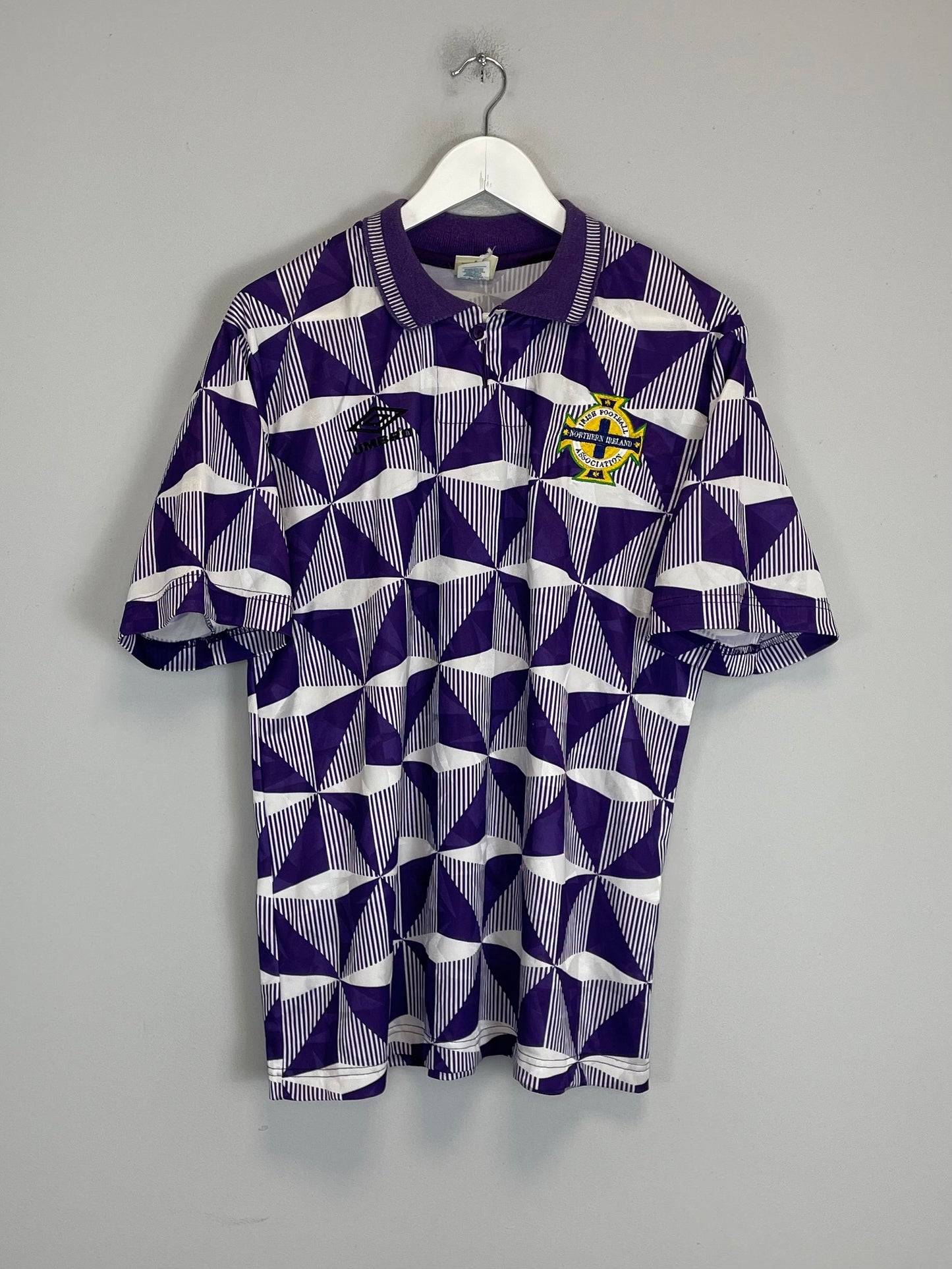 1990/92 NORTHERN IRELAND AWAY SHIRT (S) UMBRO