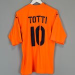 2003/04 ROMA TOTTI #10 AWAY SHIRT (XL) DIADORA