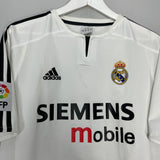 2003/04 REAL MADRID ZIDANE #5 HOME SHIRT (L) ADIDAS