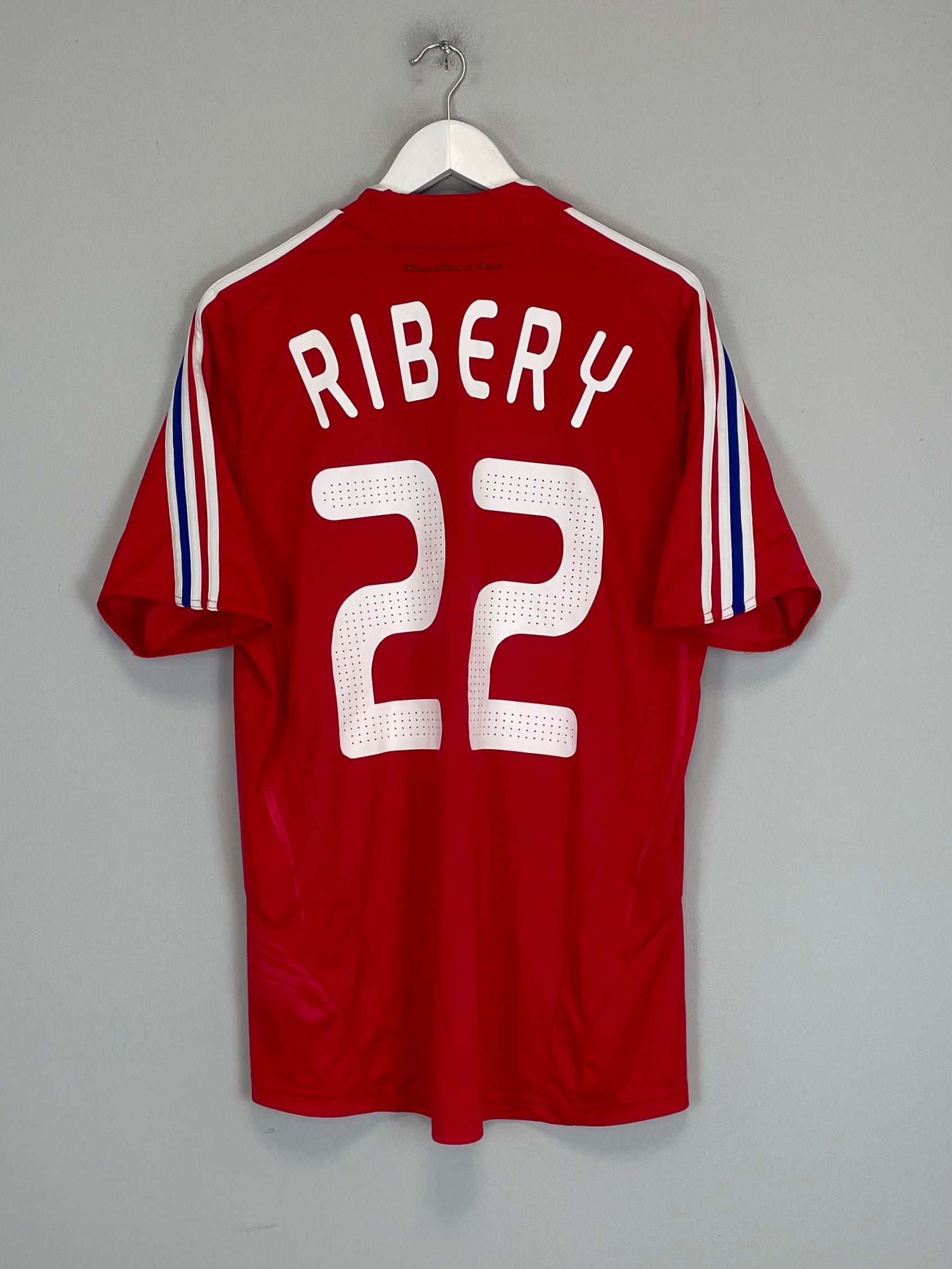 2007/08 FRANCE RIBERY #22 AWAY SHIRT (M) ADIDAS