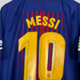 2017/18 BARCELONA MESSI #10 HOME SHIRT (XL) NIKE