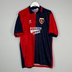 1993/95 CAGLIARI HOME SHIRT (XL) ERREA