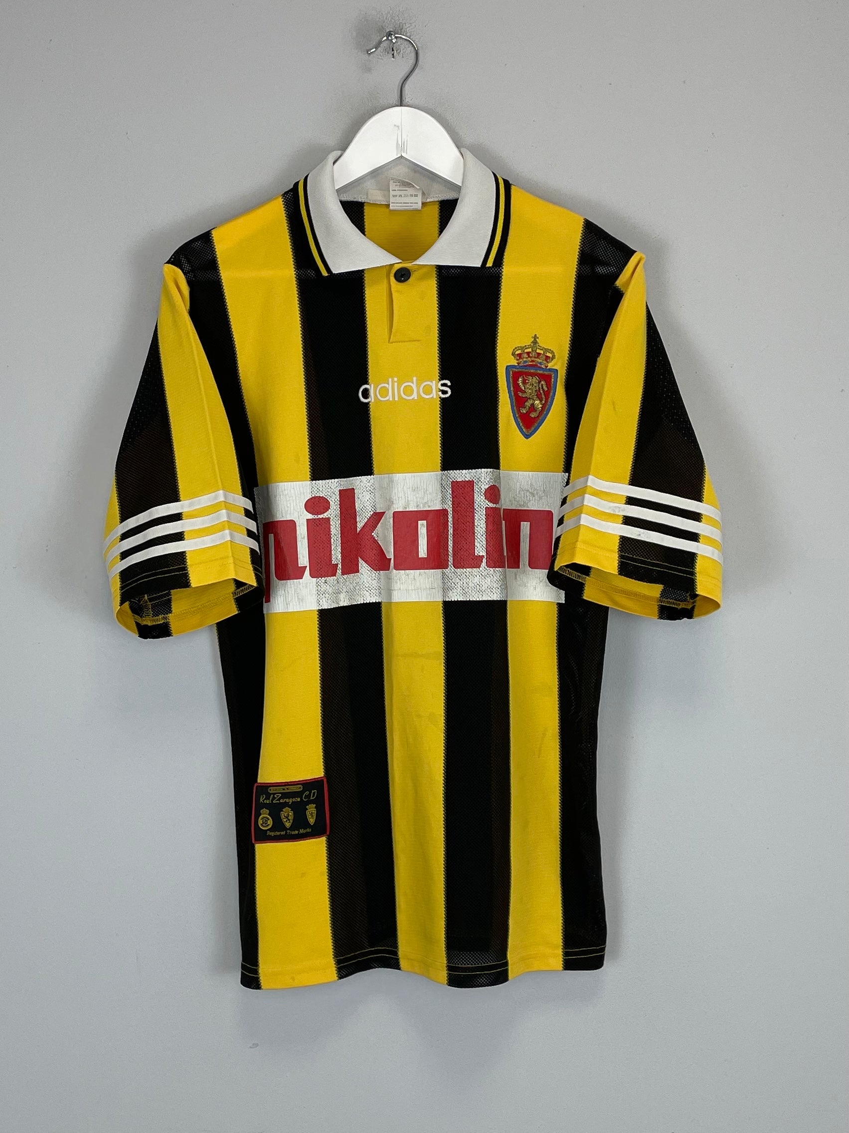 1996/97 REAL ZARAGOZA AWAY SHIRT (S) ADIDAS