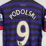 2012/13 ARSENAL PODOLSKI #9 AWAY SHIRT (M) NIKE