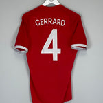 2010/11 ENGLAND GERRARD #4 AWAY SHIRT (M) UMBRO