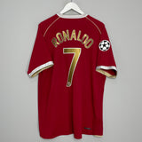 2006/07 MANCHESTER UNITED RONALDO #7 C/L HOME SHIRT (XXL) NIKE