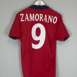 2000/01 CHILE ZAMORANO #9 HOME SHIRT (S) UMBRO