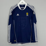 2010/11 SCOTLAND L/S HOME SHIRT (M) ADIDAS